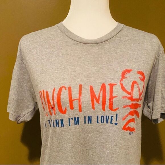 Next Level Crawfish Grey T-Shirt Size Large - Picture 4 of 11